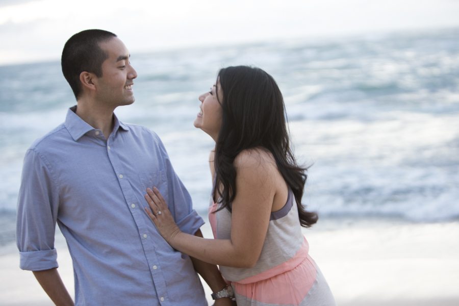 couple hawaii "north shore" engagement image "surf n sea"