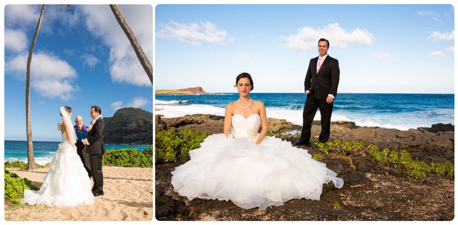 hawaii destination wedding, makapuu, oahu