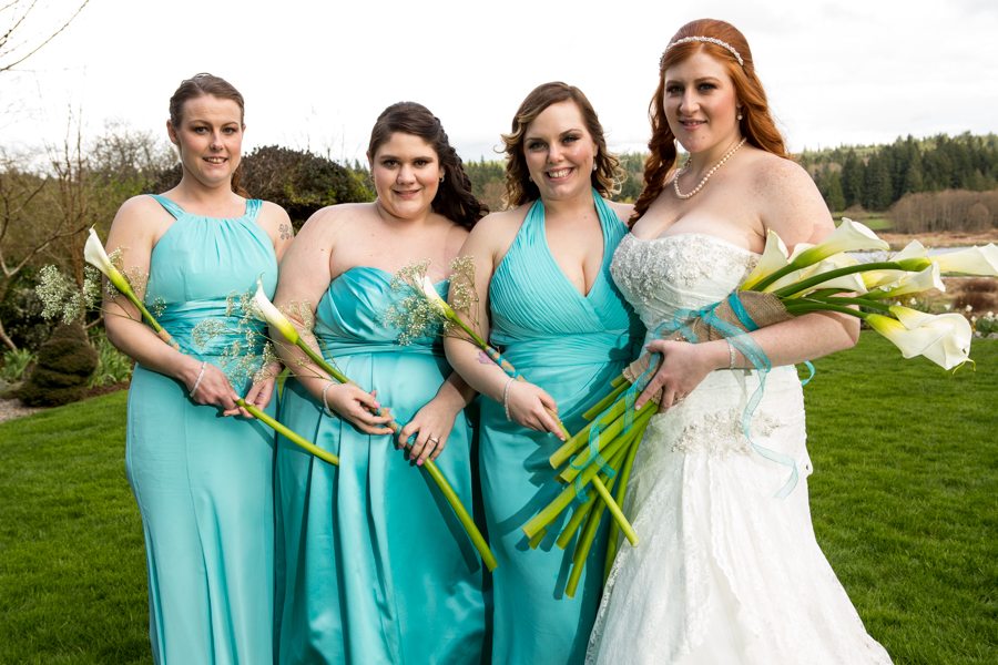 fireseed seattle wedding bridal party