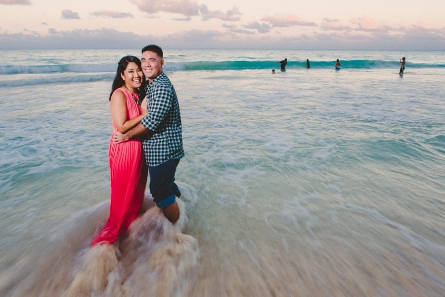 Waimanalo Beach Engagement - Oahu Wedding