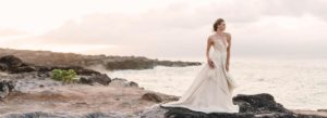 Maui Wedding Bride, Carol Hannah dress