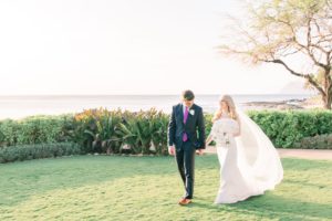 romantic hawaii wedding, hawaii hotel wedding
