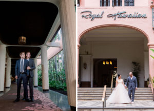 Oahu top wedding venue hotel, luxury wedding hawaii, two grooms