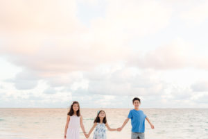 Family Sunrise Beach Portrait Kailua