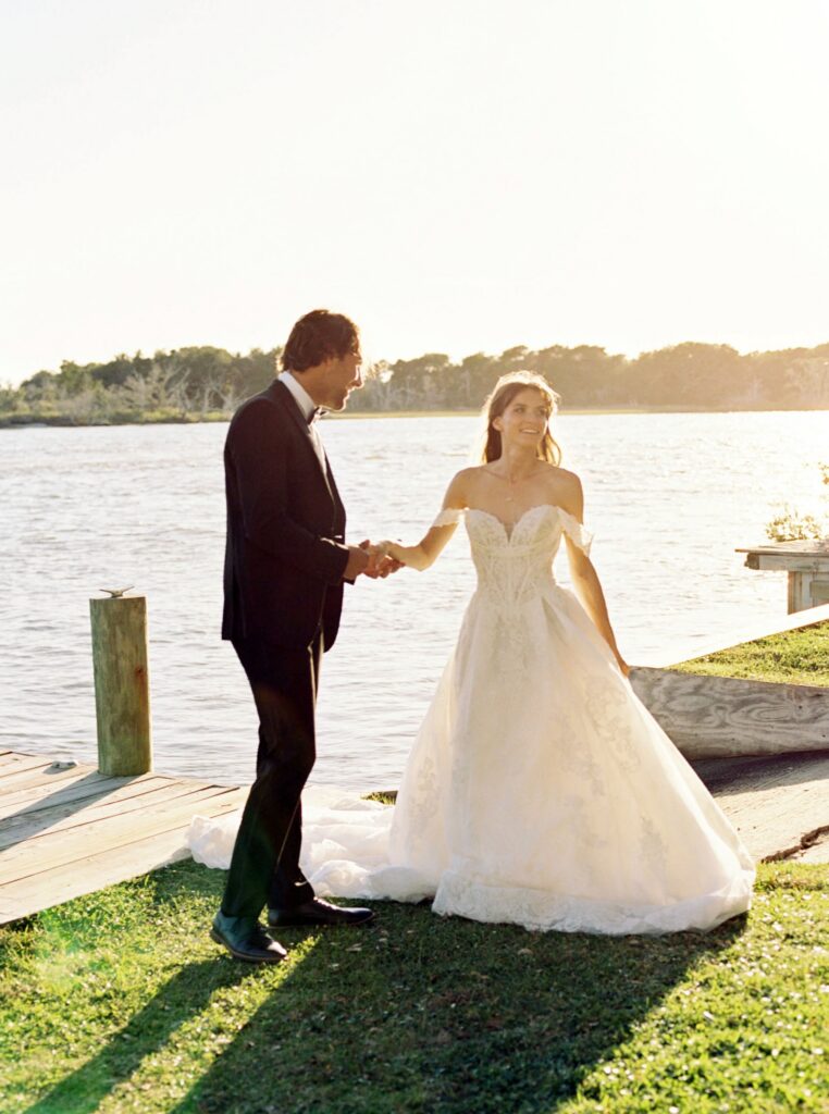 Wedding Photography Timeline: How I Plan for Eight Hours of Photography Coverage for Raleigh Couples 4 Raleigh North Carolina Wedding Couple at golden hour photo2 2