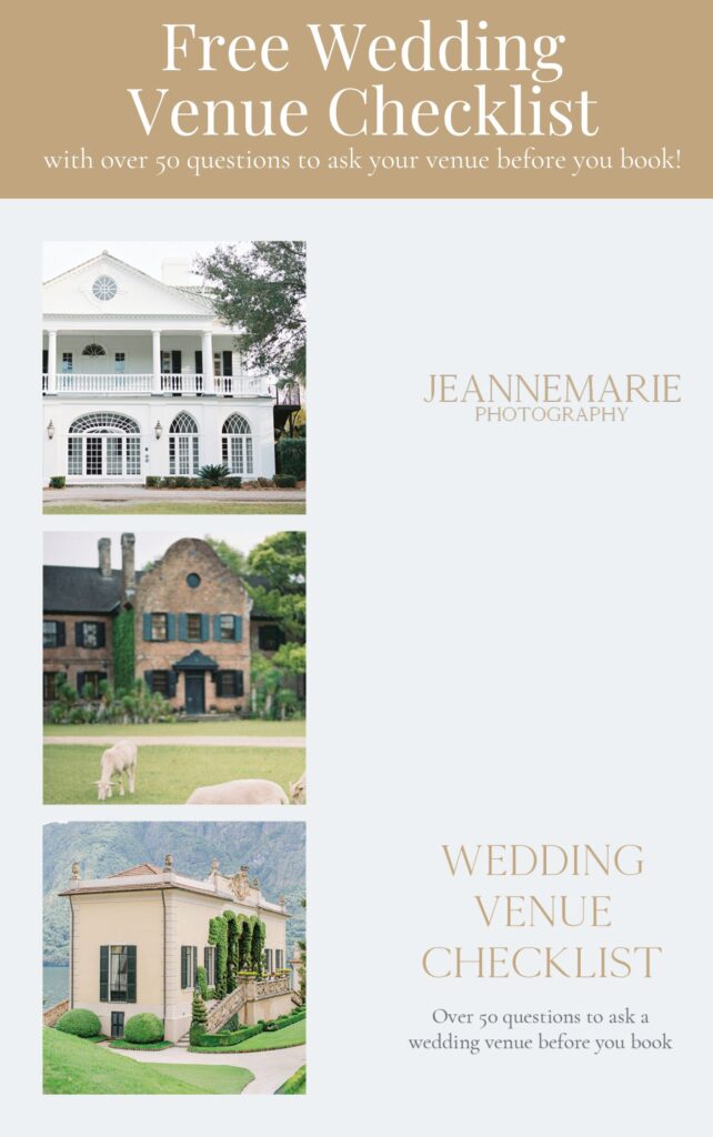 Free Wedding Venue Checklist 2