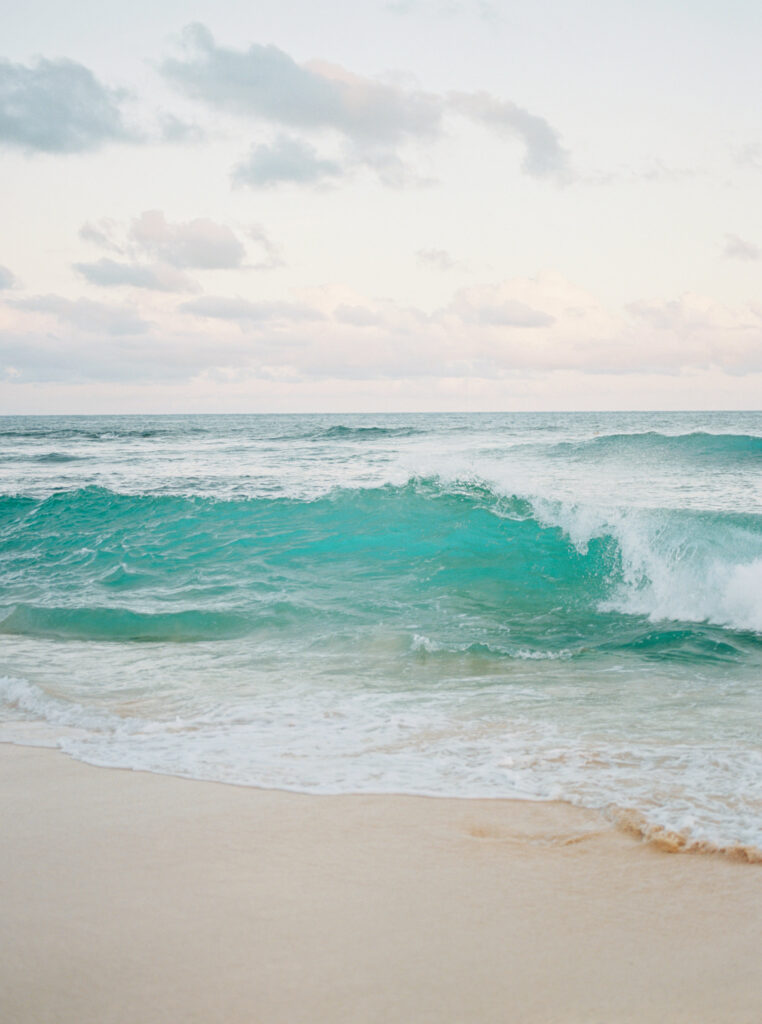 Wave Hitting Beach Film Image 43005 13