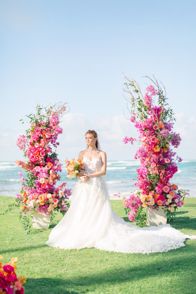 Hawaii destination wedding, Loulu Palm Estate North Shore oahu