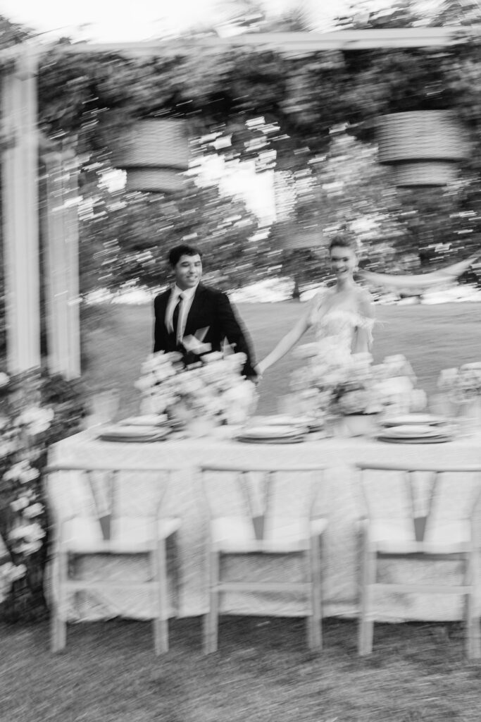 outdoor wedding reception loulu palm estate hawaii