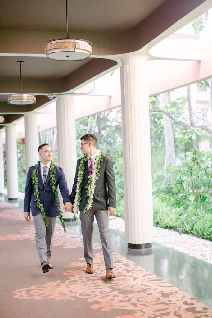 same sex hawaii wedding, royal hawaiian hotel waikiki