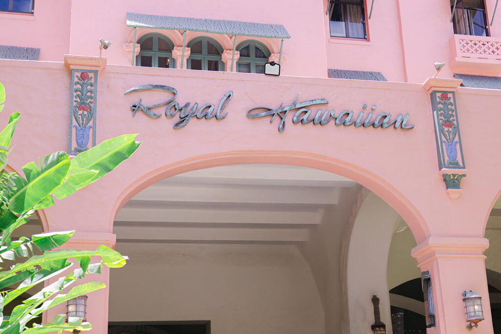 Royal Hawaiian hotel waikiki beach hawaii